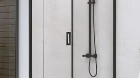 new trendy new renoma black kabiny i brodziki