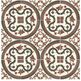 Mainzu Ceramica, Victorian, MAINZU CERAMICA VICTORIAN DECO CENTRO 20X20 
