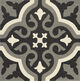 Mainzu Ceramica, Florentine, MAINZU CERAMICA FLORENTINE BLACK CENTRO 20X20 