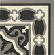 Mainzu Ceramica, Florentine, MAINZU CERAMICA FLORENTINE BLACK ESQUINA 20X20 