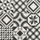 Mainzu Ceramica, Trinity, MAINZU CERAMICA TRINITY BLACK GRES 20X20 