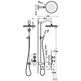 Tres, Clasic-Tres, TRES CLASIC ZESTAW BATERII PRYSZNICOWEJ TERMOSTATYCZNEJ BLOCK SYSTEM CHROM (24235203) 