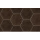 Vives, Zero, VIVES HEXAGONO FIGULI BROWN GRES 15X17 