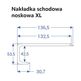 Moduleo, Akcesoria, MODULEO NAKŁADKA SCHODOWA NOSKOWA XL 147.4X13.65X5.35 