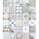 Idea Ceramica, Luce Lux & Luce Matt, IDEA CERAMICA CEMENTINE MIX MATT PŁYTKA ŚCIENNA 20X20 