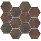 aparici harlem green hexagonal mozaika 28x30 
