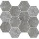 aparici harlem grey hexagonal mozaika 28x30 