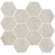 aparici lithops ivory natural hexagonal mozaika 28x30 