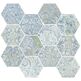 aparici bohemian blue natural hexagonal mozaika 28x30 