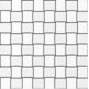 aparici cross white mozaika 29.75x29.75 