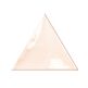 bestile bondi pink triangle shine płytka ścienna 11.5x13 