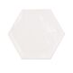 bestile bondi white hexagon shine płytka ścienna 11x12.5 