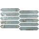 carmen ceramic art grunge aqua picket płytka ścienna 4.3x24.3 