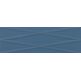 cersanit gravity marine blue silver satin dekor 24x74 