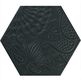 codicer gaudi black hex gres 22x25 