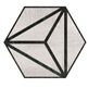 codicer tribeca grey hex gres 22x25 