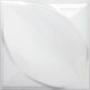 decus hoja blanco brillo płytka ścienna 15x15 