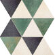 domino margot green mozaika 25.8x32.8x1 