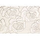 domino kiribati szara flower dekor 25x36 