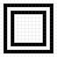 dune black&white grid gres 20x20 (187778) 