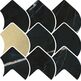 dune black calacatta poler mozaika 25.5x28.5 (188717) 
