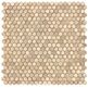 dunin allumi gold hexagon 14 mozaika metalowa 30x30 