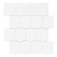 dunin arcado white matt mozaika gresowa 25.6x29.2 