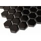 dunin mini hexagon black  matt mozaika 26x30 