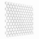 dunin mini hexagon white matt mozaika 26x30 