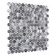 dunin miss penny grey mix mozaika gresowa glazurowana 27.2x27.4x0.8 
