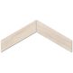 emilceramica elegance wood / sleek wood white chevron gres 11x54 