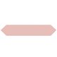 equipe ceramicas arrow blush pink płytka ścienna 5x25 (25823) 