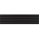 equipe ceramicas costa nova black onda matt płytka ścienna 5x20 (28521) 