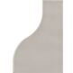 equipe ceramicas curve grey płytka ścienna 8.3x12 (28845) 