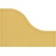 equipe ceramicas curve yellow matt płytka ścienna 8.3x12 (28859) 