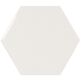equipe ceramicas hexagon white płytka ścienna 12.4x10.7 (21911) 