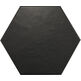 equipe ceramicas hexatile negro mate gres 17.5x20 (20338) 