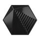 equipe ceramicas umbrella black płytka ścienna 12.4x10.7 (23073) 