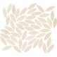 marazzi mystone limestone ivory foglie m8lr mozaika 34.2x38 