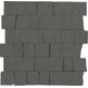 marazzi mystone moon anthracite spaccatella m8ll mozaika 30x30 