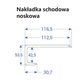 moduleo nakładka schodowa noskowa 129.6x11.65x5.35 