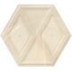 paradyż illusion beige heksagon struktura płytka ścienna 17.1x19.8 