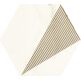 paradyż my way calacatta hexagon c mat dekor 17.1x19.8 