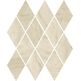 paradyż silence beige romb pillow mozaika mat 20.6x23.7 