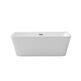 besco varya 170 wanna wolnostojąca + maskownice czarne 170x80 (was-170-vrc) 