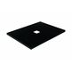 besco nox black 110 ultraslim brodzik prostokątny czarny z białą kratką 110x90x3.5 (bmn110-90-cb) 