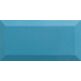 ribesalbes bisel teal brillo płytka ścienna 7.5x15 