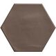 ribesalbes geometry brown matt hex gres 15x17.3 