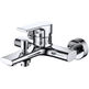 sea-horse modern bateria wannowa ścienna bez natrysku chrom (bjc603) 