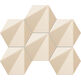 tubądzin chenille beige hex mozaika 28.9x22.1 